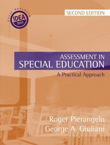 Assessment In Special Education by Roger Pierangelo
