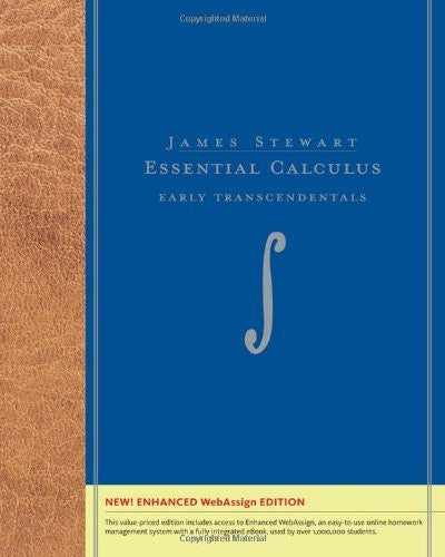 Essential Calculus Early Transcendentals by James Stewart