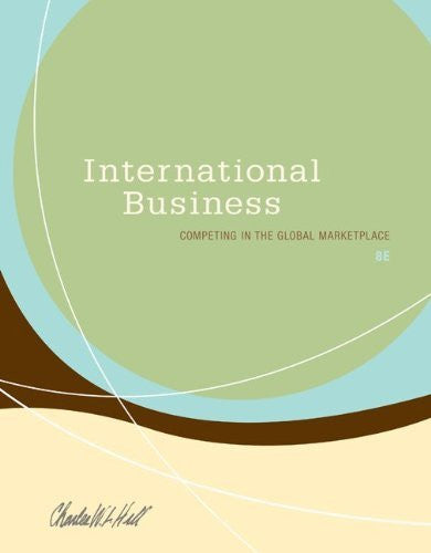 International Business by Charles W L Hill