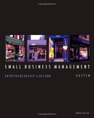 Small Business Management by Timothy S Hatten