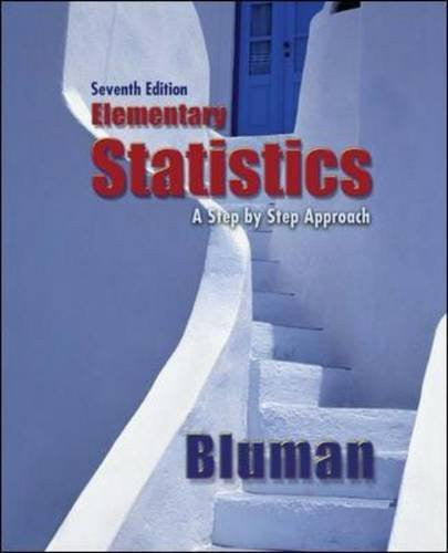 Elementary Statistics A Step By Step Approach by Allan Bluman
