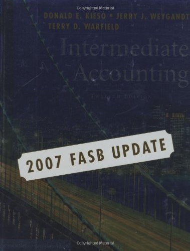 Intermediate Accounting by Donald E Kieso