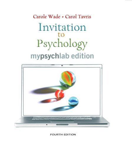 Invitation To Psychology by Carole Wade
