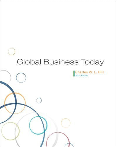 Global Business Today by Charles W L Hill