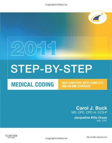 Step-By-Step Medical Coding by Carol J Buck CPC CPC-H CCS-P