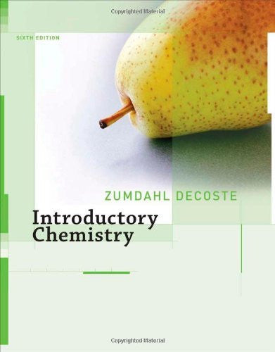 Introductory Chemistry by Steven S Zumdahl