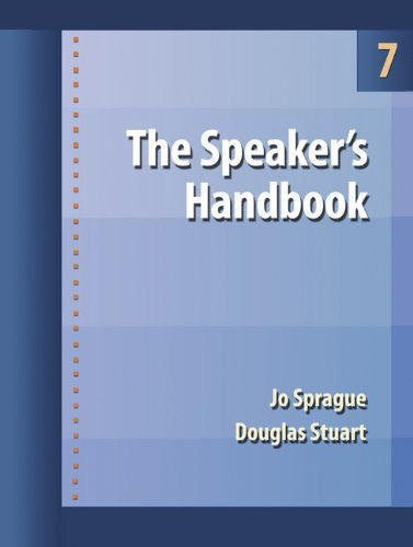 The Speaker's Handbook by Jo Sprague