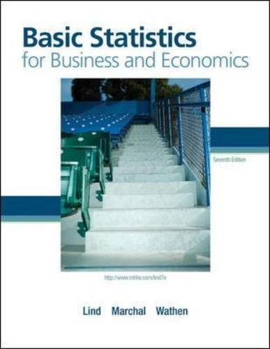 Basic Statistics For Business And Economics by Douglas Lind