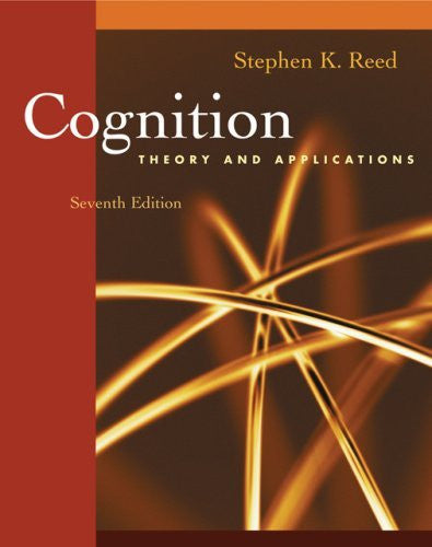 Cognition by Stephen K Reed