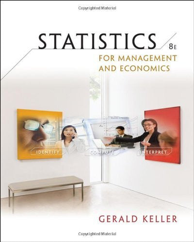 Statistics For Management And Economics by Gerald Keller