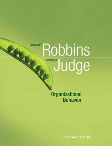 Organizational Behavior by Stephen P Robbins