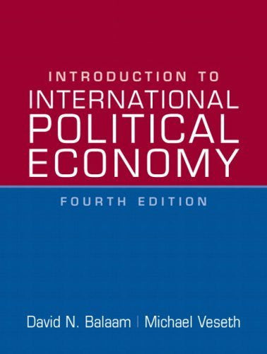 Introduction To International Political Economy by David N Balaam