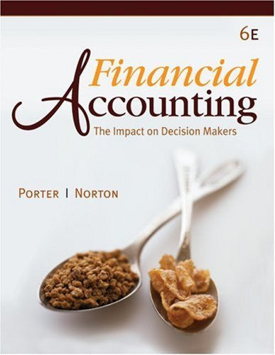Financial Accounting The Impact On Decision Makers by Gary A Porter