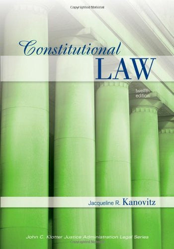 Constitutional Law by Jacqueline R Kanovitz