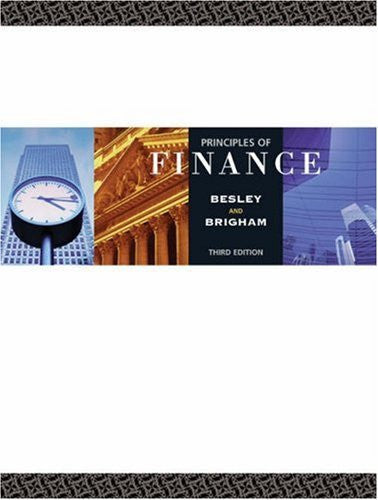 Principles of Finance by Scott Besley