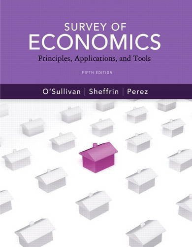 Survey of Economics by Arthur O'Sullivan