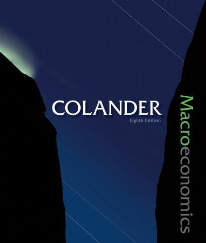 Macroeconomics by David Colander