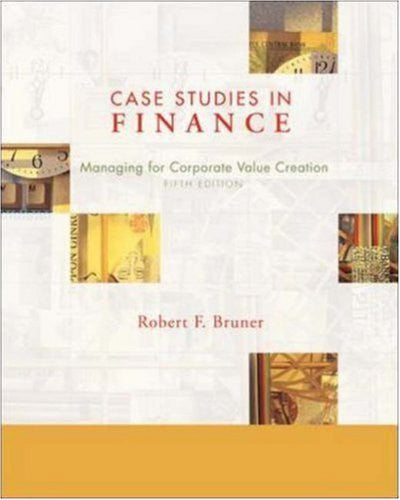 Case Studies In Finance by Robert Bruner