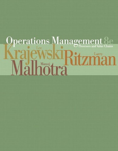 Operations Management by Lee J Krajewski
