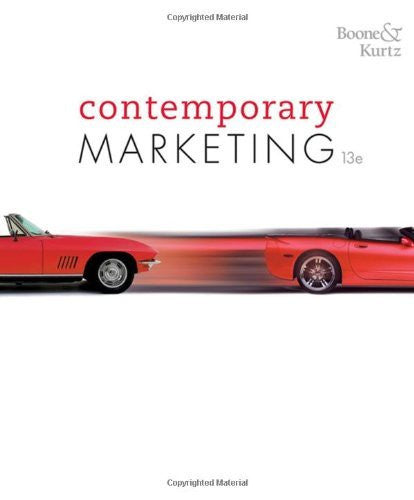 Contemporary Marketing by Louis E Boone
