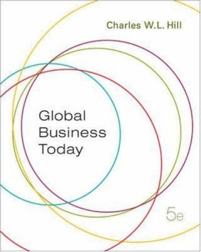 Global Business Today by Charles W L Hill