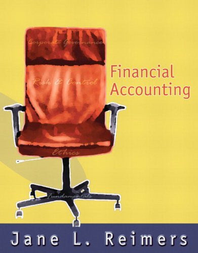 Financial Accounting by Jane L Reimers