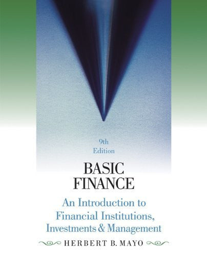 Basic Finance by Herbert B Mayo