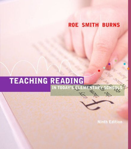 Teaching Reading In Today's Elementary Schools by Betty D Roe