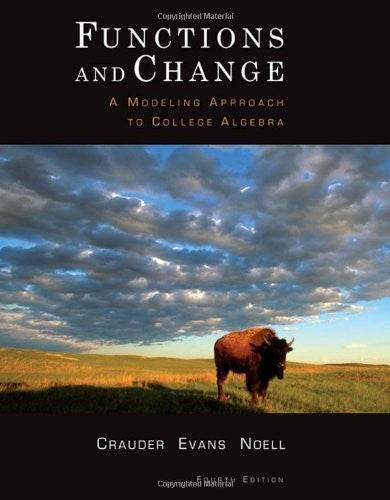 Functions And Change by Bruce Crauder