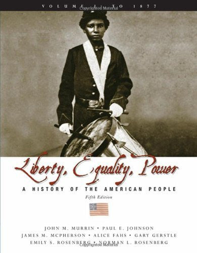 Liberty Equality And Power Volume 1 by John M Murrin