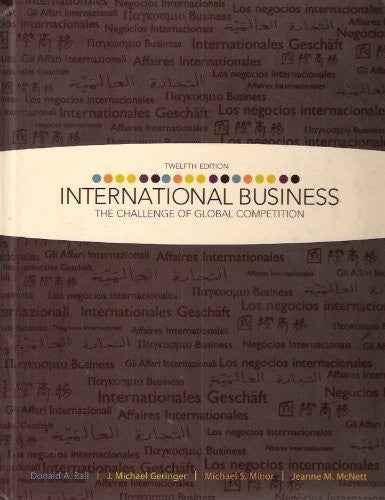 International Business by Donald Ball