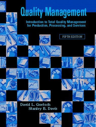 Quality Management For Organizational Excellence by David L Goetsch