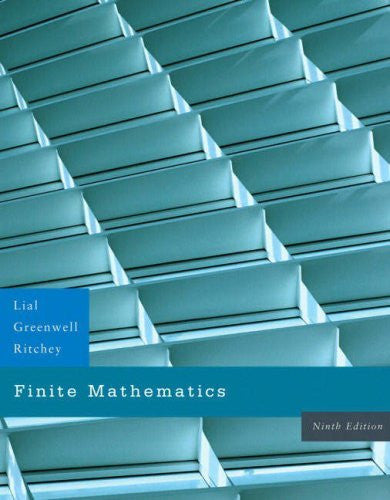 Finite Mathematics by Margaret Lial