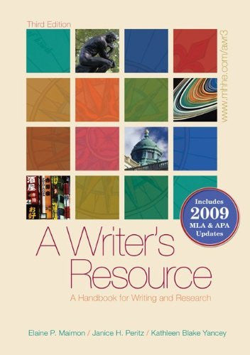 A Writer's Resource by Elaine Maimon