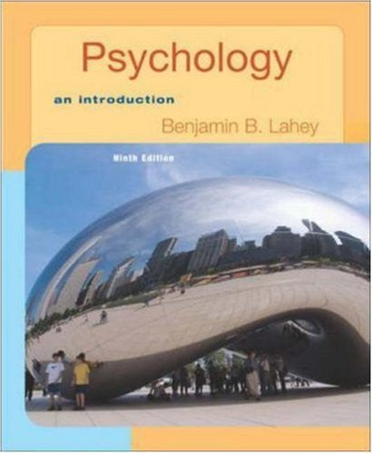 Psychology An Introduction by Benjamin B Lahey
