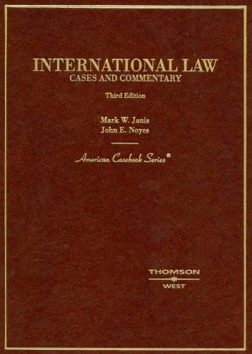 International Law by Mark W Janis