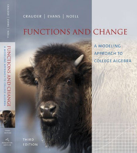 Functions And Change by Bruce Crauder