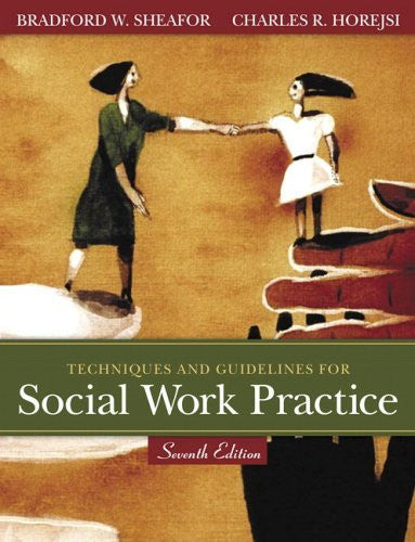 Techniques And Guidelines For Social Work Practice by Sheafor