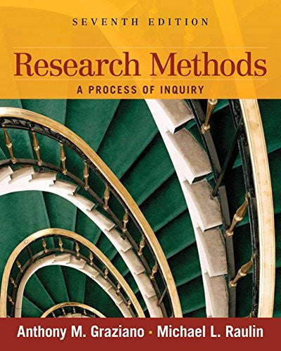Research Methods by Anthony M Graziano