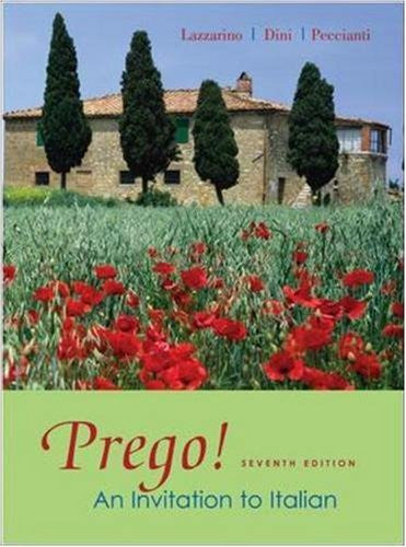 Prego! An Invitation To Italian by Graziana Lazzarino