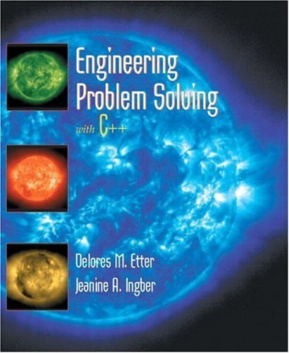 Engineering Problem Solving With C++ by Delores M Etter