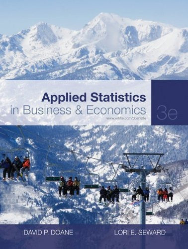 Applied Statistics In Business And Economics by David Doane