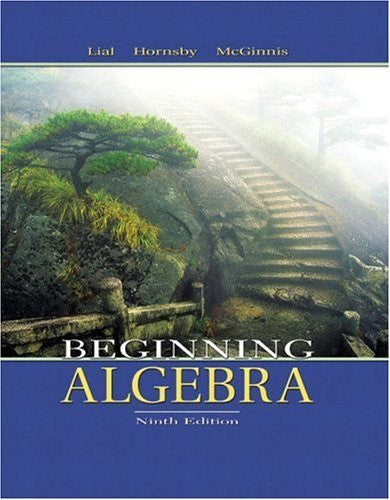 Beginning Algebra by Margaret L Lial