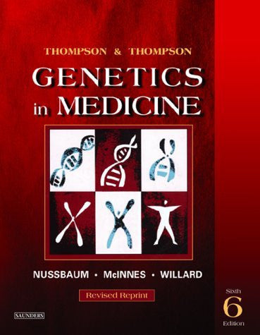 Thompson And Thompson Genetics In Medicine by Robert L Nussbaum