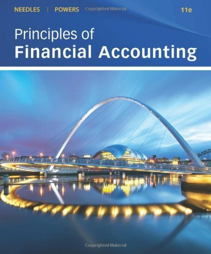 Principles of Financial Accounting by Belverd E Needles