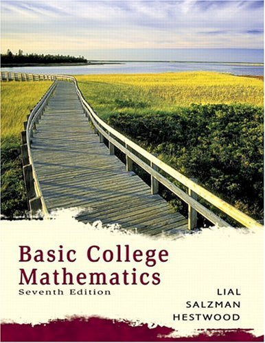 Basic College Mathematics by Margaret L Lial