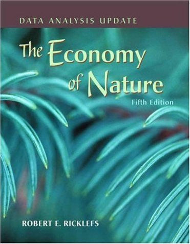 The Economy of Nature by Robert E Ricklefs