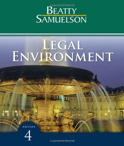Legal Environment by Jeffrey F Beatty