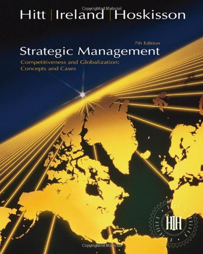 Strategic Management Concepts by Michael A Hitt