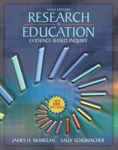 Research In Education by James H McMillan